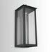 Capital Lighting - 934642BK-GL - One Light Outdoor Wall Lantern - Hunt - Black