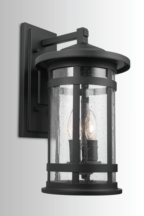 Capital Lighting - 935521BK - Two Light Outdoor Wall Lantern - Mission Hills - Black