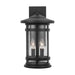 Capital Lighting - 935521BK - Two Light Outdoor Wall Lantern - Mission Hills - Black