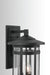 Capital Lighting - 935531BK - Three Light Outdoor Wall Lantern - Mission Hills - Black