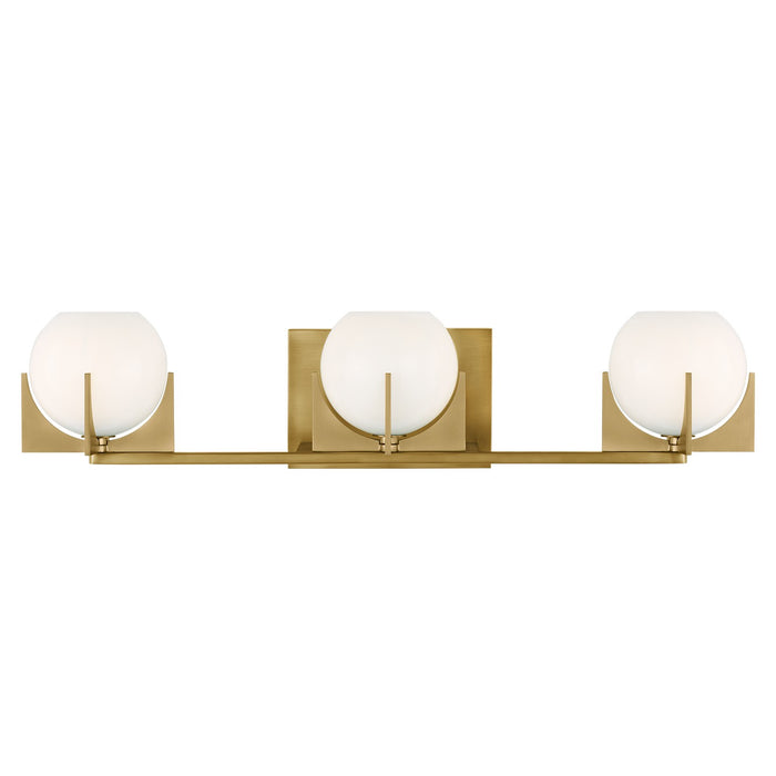 Generation Lighting. - VS2463BBS - LED Vanity - Abbott - Burnished Brass