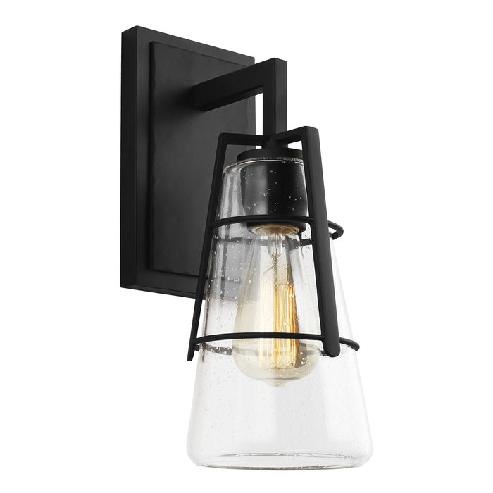 Generation Lighting. - VS2471MBK - One Light Wall Sconce - Adelaide - Midnight Black