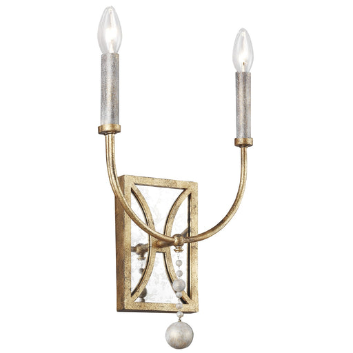 Generation Lighting. - WB1920ADB - Two Light Wall Sconce - Marielle - Antique Gild