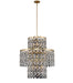 Allegri - 035951-003-FR001 - 12 Light Pendant - Caretta - Antique Brass