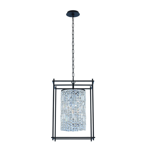 Allegri - 036150-052-FR001 - Four Light Foyer Pendant - Joni - Matte Black