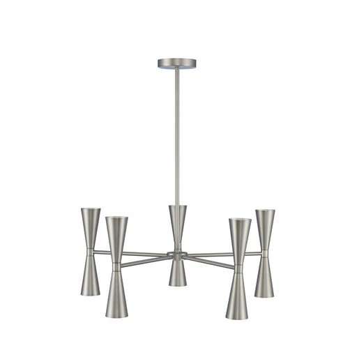 Kalco - 310470SN - LED Chandelier - Milo - Satin Nickel