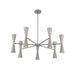 Kalco - 310471SN - LED Chandelier - Milo - Satin Nickel