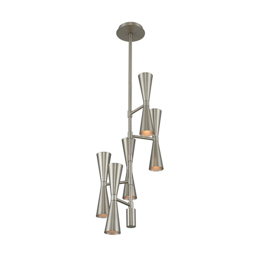 Kalco - 310472SN - LED Foyer Chandelier - Milo - Satin Nickel