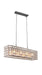 Kalco - 509160OSL - Eight Light Island Pendant - Prado - Oxidized Silver Leaf