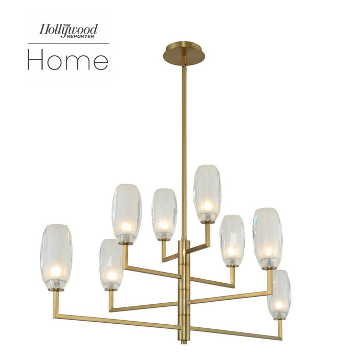 Kalco - 511560WB - LED Island Pendant - June - Winter Brass