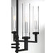 Savoy House - 1-2135-5-67 - Five Light Chandelier - Folsom - Matte Black with Polished Chrome Accents