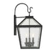 Savoy House - 5-101-BK - Three Light Wall Lantern - Woodstock - Black