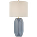 Visual Comfort Signature - KS 3630PBC-L - One Light Table Lamp - Carmilla - Polar Blue Crackle