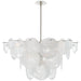 Visual Comfort Signature - ARN 5450PN-WSG - Nine Light Chandelier - Loire - Polished Nickel