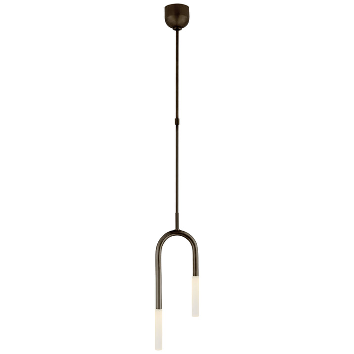 Visual Comfort Signature - KW 5590BZ-EC - LED Pendant - Rousseau - Bronze