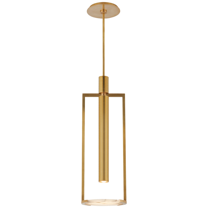 Visual Comfort Signature - KW 5612AB-ALB - LED Pendant - Melange - Antique-Burnished Brass