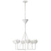 Visual Comfort Signature - JN 5003PW - Six Light Chandelier - Alberto - Plaster White