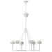 Visual Comfort Signature - JN 5004PW - Six Light Chandelier - Alberto - Plaster White