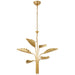 Visual Comfort Signature - JN 5517AB - Six Light Chandelier - Dumaine - Antique-Burnished Brass