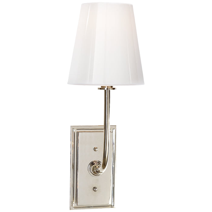 Visual Comfort Signature - TOB 2190PN-WG - One Light Wall Sconce - Hulton - Polished Nickel