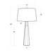 Regina Andrew - 13-1324 - One Light Table Lamp - Carli - Clear