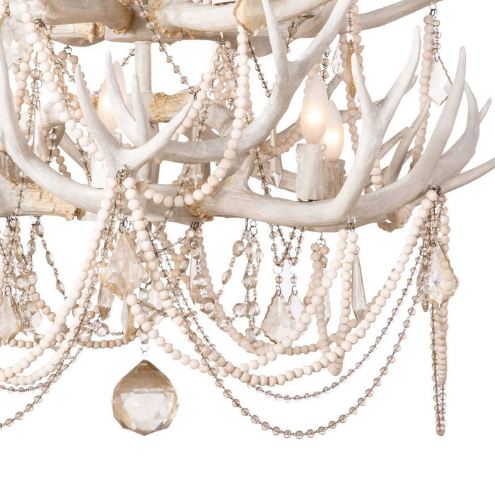 Regina Andrew - 16-1203 - 12 Light Chandelier - Cheyanne - White