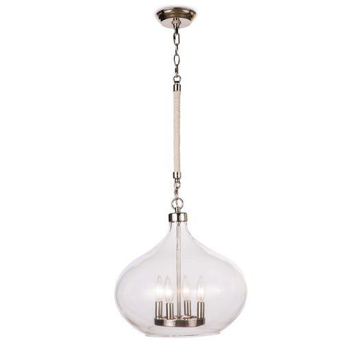 Regina Andrew - 16-1207PN - Four Light Chandelier - Dover - Polished Nickel