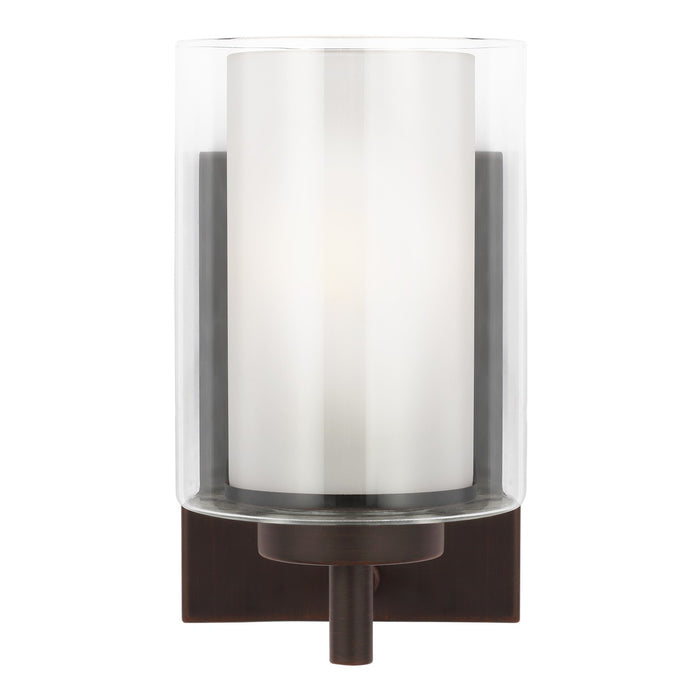 Generation Lighting. - 4137301-710 - One Light Wall / Bath Sconce - Elmwood Park - Bronze