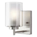 Generation Lighting. - 4137301EN3-962 - One Light Wall / Bath Sconce - Elmwood Park - Brushed Nickel