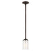 Generation Lighting. - 6137301-710 - One Light Mini-Pendant - Elmwood Park - Bronze