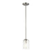 Generation Lighting. - 6137301-962 - One Light Mini-Pendant - Elmwood Park - Brushed Nickel