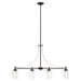 Generation Lighting. - 6637304-710 - Four Light Island Pendant - Elmwood Park - Bronze