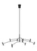 Visual Comfort Modern - 700ARL60B-LED930 - LED Chandelier - Aerial - Matte Black