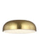 Visual Comfort Modern - 700FMKOSA13R-LED930 - LED Flush Mount - Kosa - Aged Brass