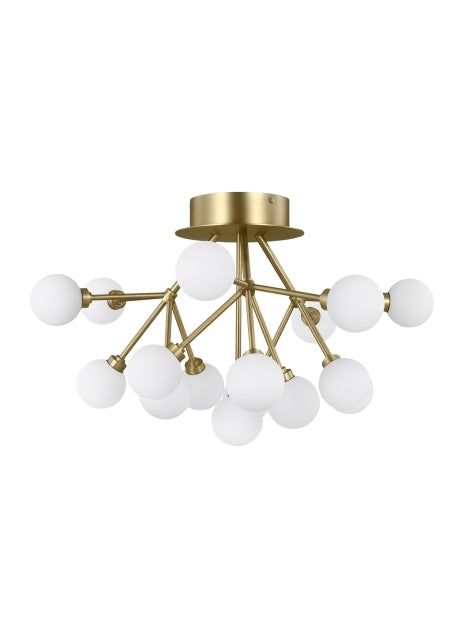 Visual Comfort Modern - 700FMMRAR-LED927 - LED Flush Mount - Mara - Aged Brass