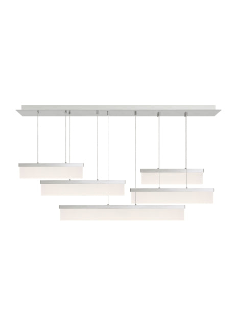 Visual Comfort Modern - 700LSSWPN-LED930 - LED Suspension - Sweep - Polished Nickel