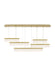 Visual Comfort Modern - 700LSSWPR-LED930 - LED Suspension - Sweep - Aged Brass