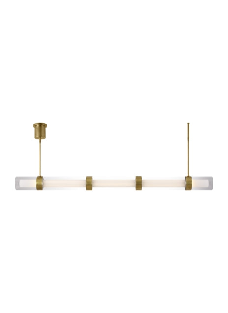 Visual Comfort Modern - 700LSWIT5R-LED930 - LED Suspension - Wit - Aged Brass