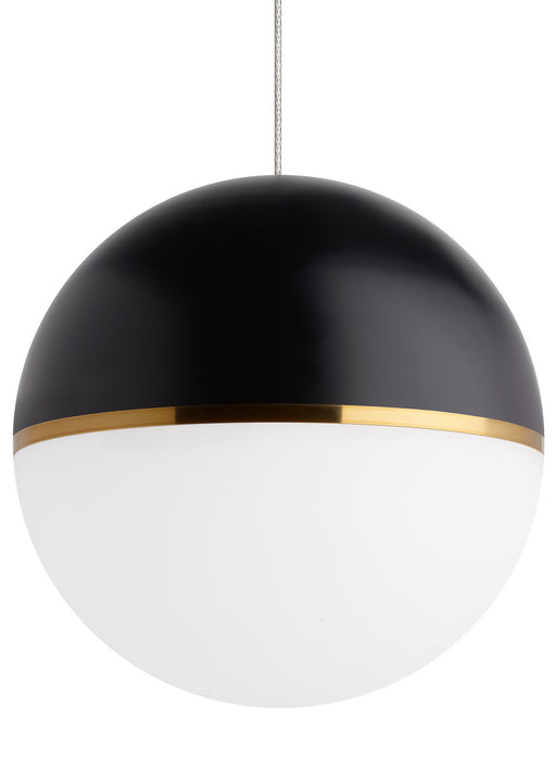 Visual Comfort Modern - 700TDAKV13BR - One Light Pendant - Akova - Matte Black