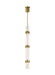 Visual Comfort Modern - 700TDWIT4R-LED930 - LED Pendant - Wit - Aged Brass