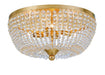 Crystorama - 605-GA - Four Light Flush Mount - Rylee - Antique Gold