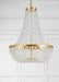 Crystorama - 609-GA - Eight Light Chandelier - Rylee - Antique Gold