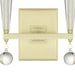 Crystorama - 8102-AG - Two Light Wall Sconce - Paxton - Aged Brass