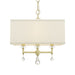 Crystorama - 8105-AG - Four Light Chandelier - Paxton - Aged Brass