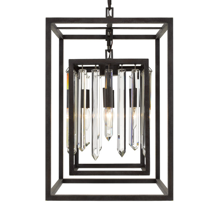 Crystorama - 8404-FB - Four Light Chandelier - Hollis - Forged Bronze