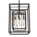 Crystorama - 8404-FB - Four Light Chandelier - Hollis - Forged Bronze