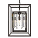 Crystorama - 8404-FB - Four Light Chandelier - Hollis - Forged Bronze