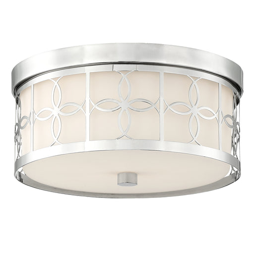 Crystorama - ANN-2105-PN - Two Light Flush Mount - Anniversary - Polished Nickel