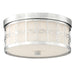 Crystorama - ANN-2105-PN - Two Light Flush Mount - Anniversary - Polished Nickel