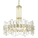 Crystorama - BOL-8888-AG - Eight Light Chandelier - Bolton - Aged Brass